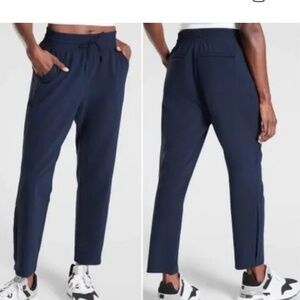Athleta Metropolis Straight Leg Navy Blue Athletic Pants. Size 2